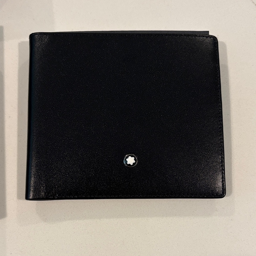 Mont Blanc Black Leather Wallet